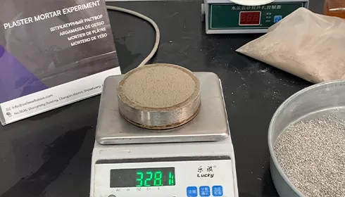 Prueba de retención de agua