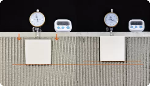 Prueba antideslizante